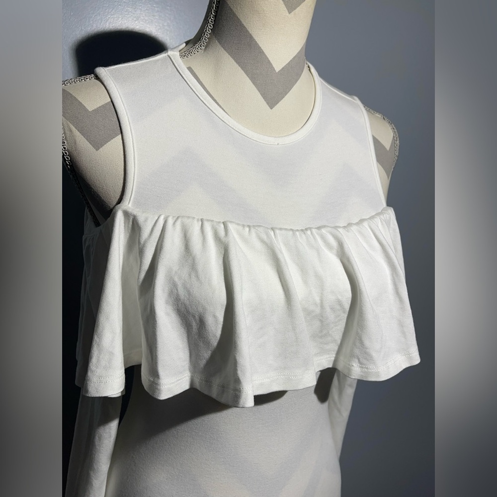 ASOS White Ruffle Tank Top - Picture 7 of 12
